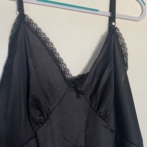 Sears Black Slip Dress